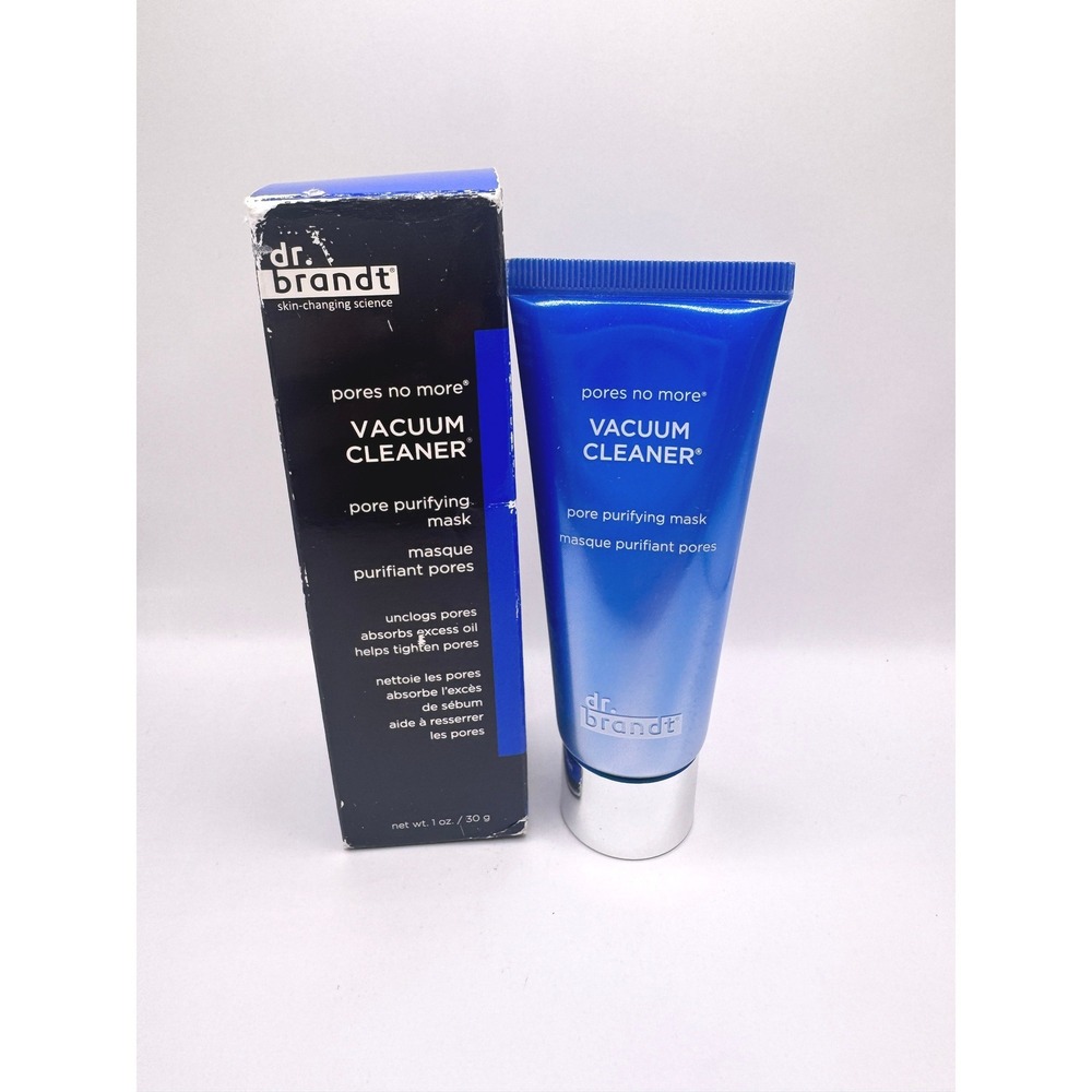Dr. Brandt Pores No More Vacuum Cleaner Purifying Mask 1oz NEW